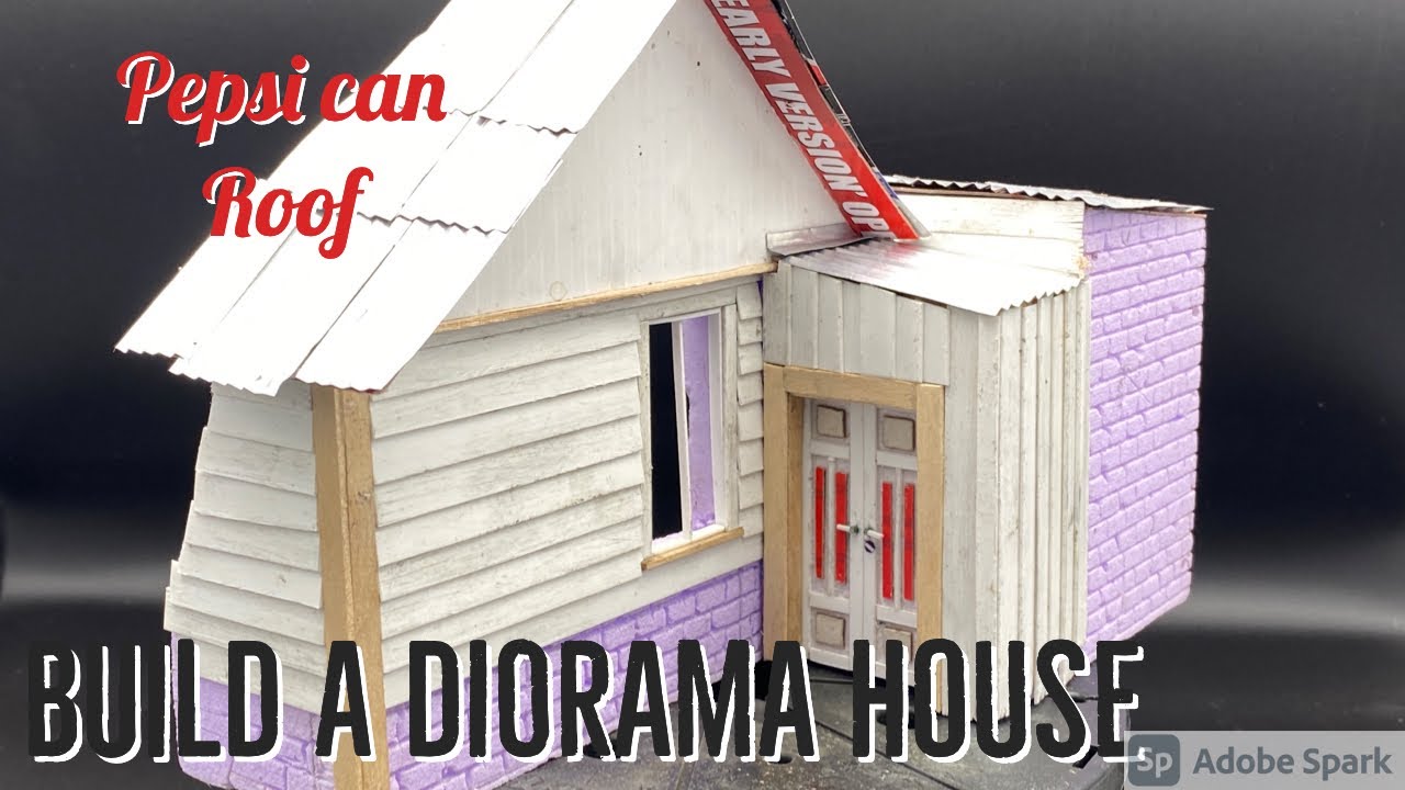 Build a diorama house 1:35  Corrugated sheets #diorama