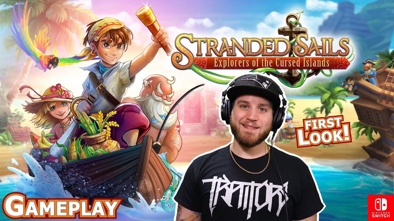 Stranded Sails - Explorers of the Cursed Islands | GAMEPLAY | Nintendo Switch | FIRST LOOK!!