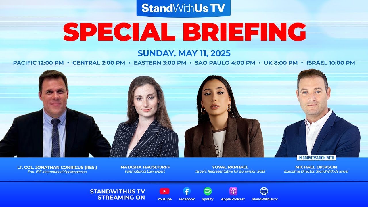 Special Briefing with Lt. Col. Jonathan Conricus, Natasha Hausdorff, Yuval Raphael