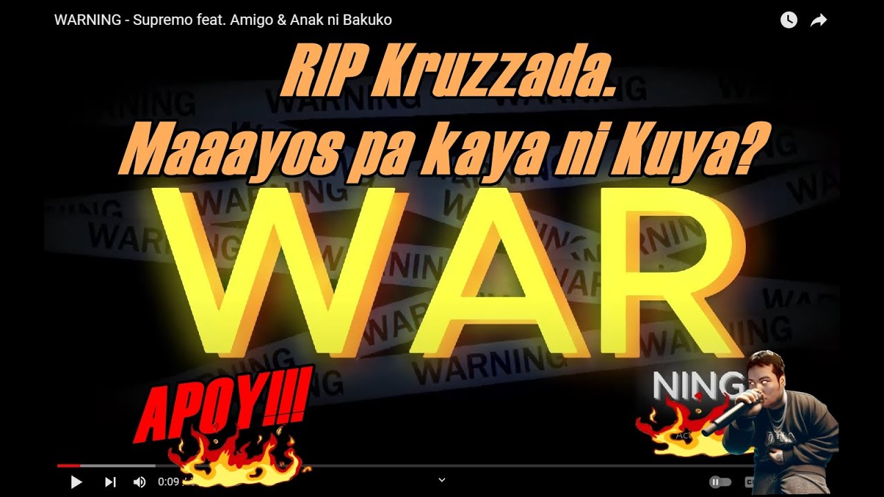 WARNING - Supremo feat. Amigo & Anak ni Bakuko ( REACTION VIDEO )