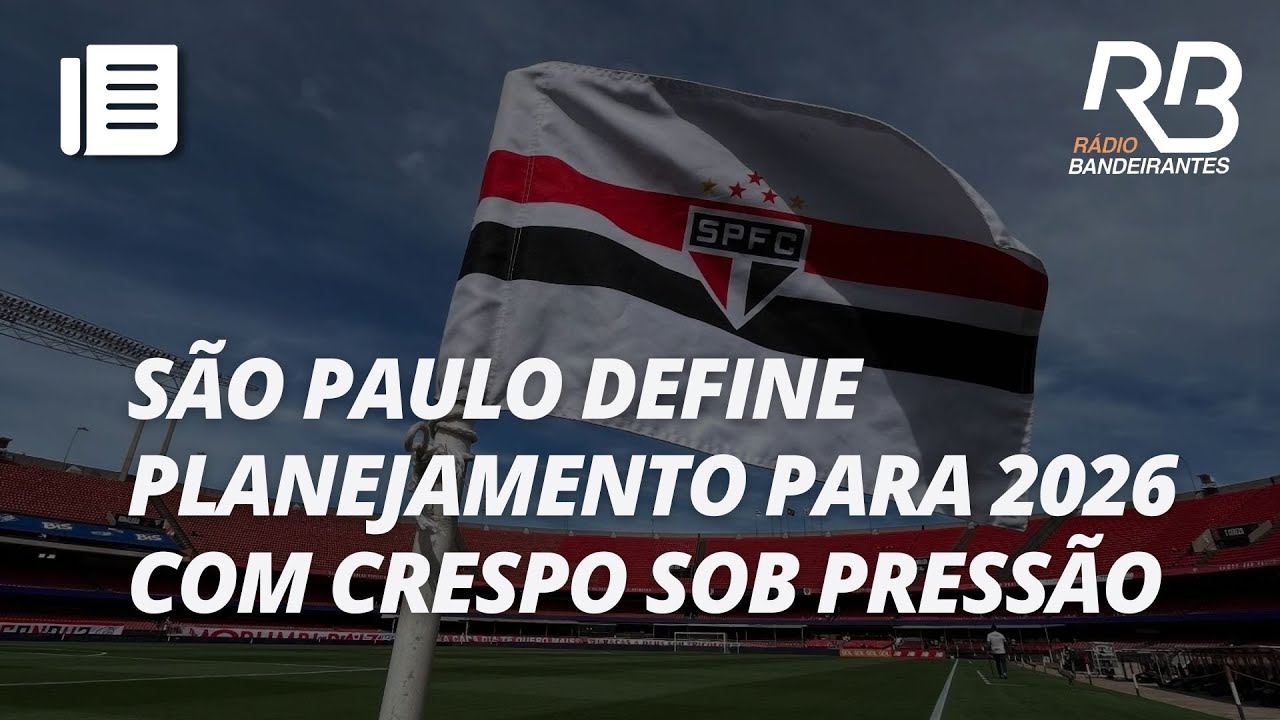 S&atilde;o Paulo inicia planejamento para 2026 com Crespo pressionado