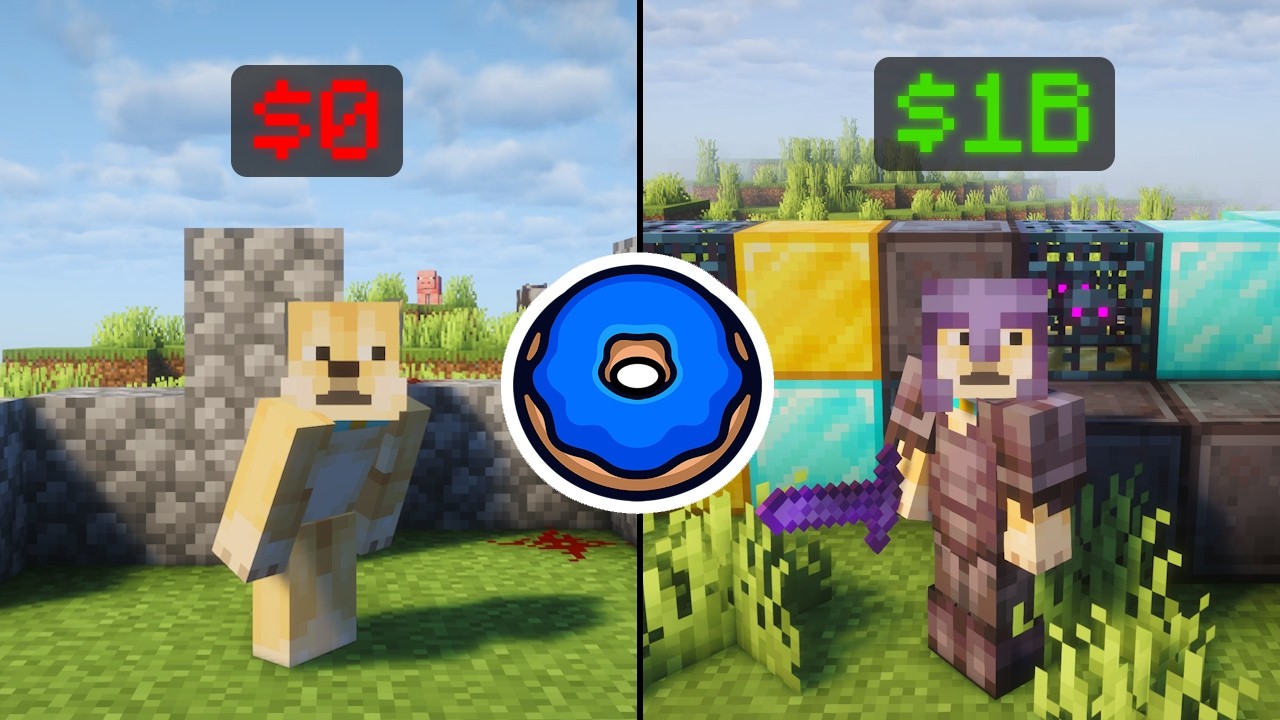 $0 To $1B With TP Trapping (Donut SMP)
