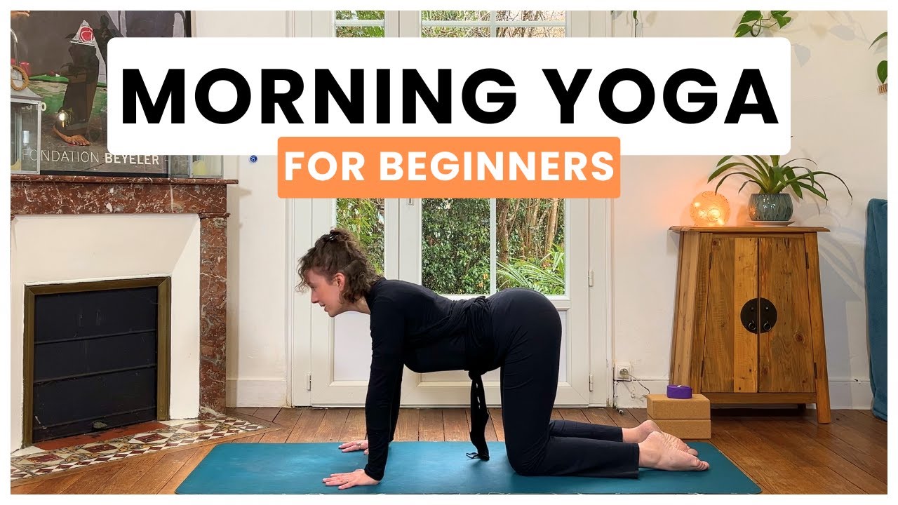 12 Min Morning Yoga For Beginners - Simple Yoga Postures