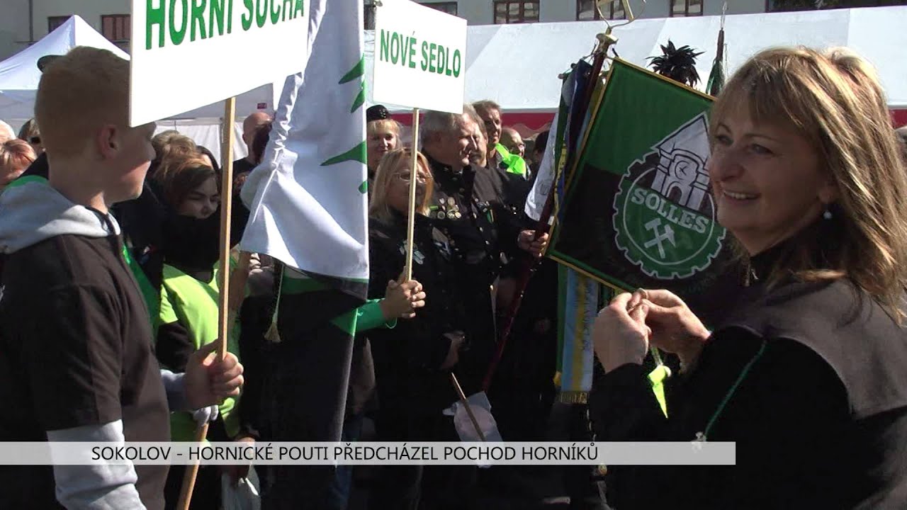 Sokolov: Hornické pouti předcházel pochod horníků (TV Západ)