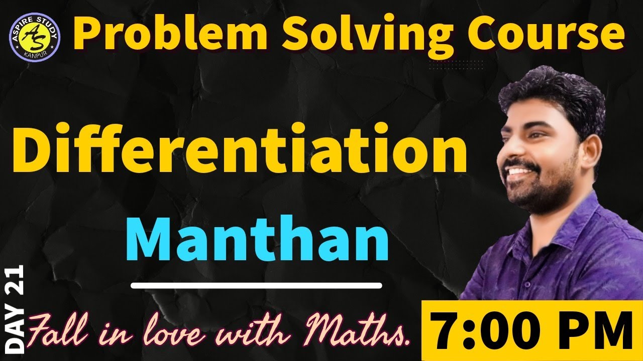 NIMCET Differentiation Problem Solving Class - NIMCET Coaching Aspire Study