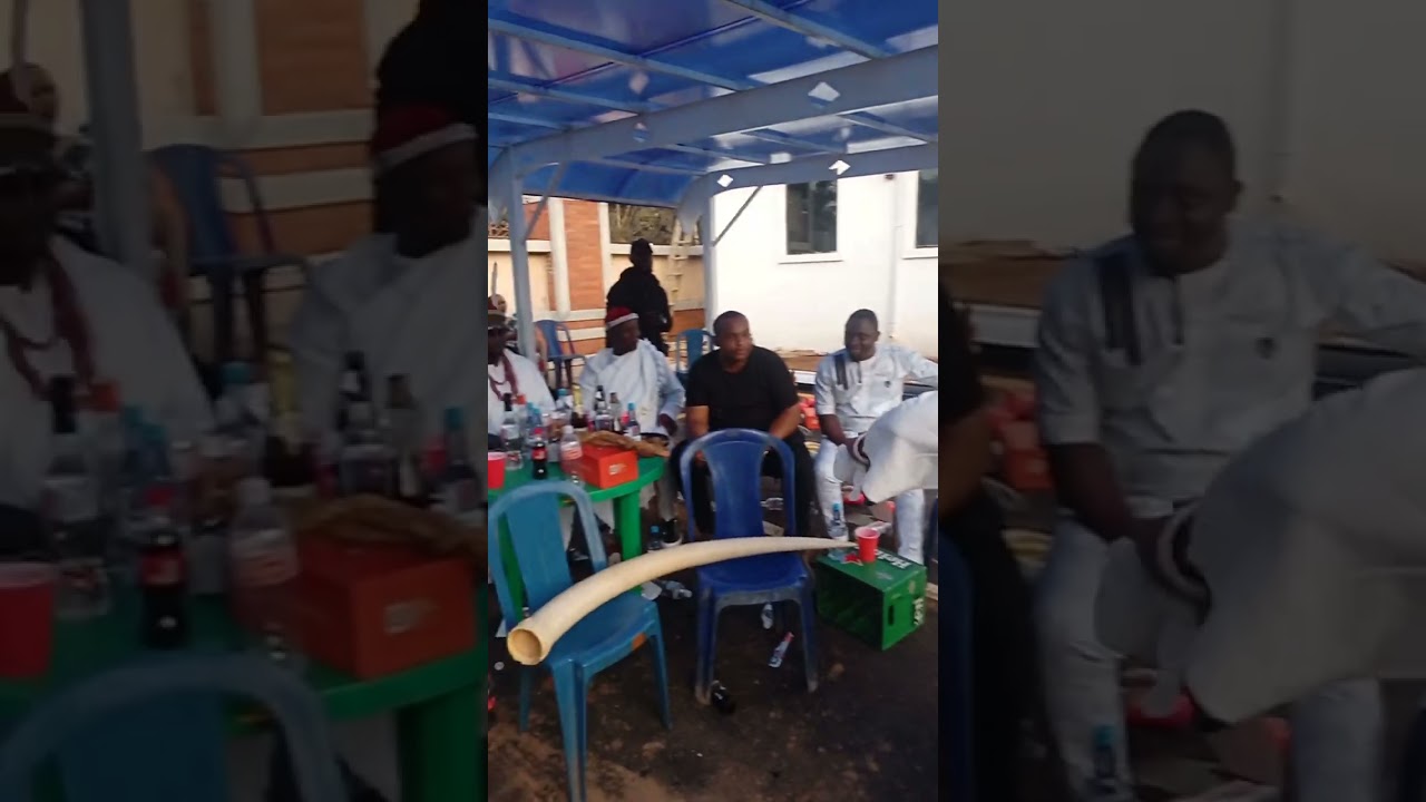 Moment when the sound of Ogene Ikpachi moves an old man of 70yrs