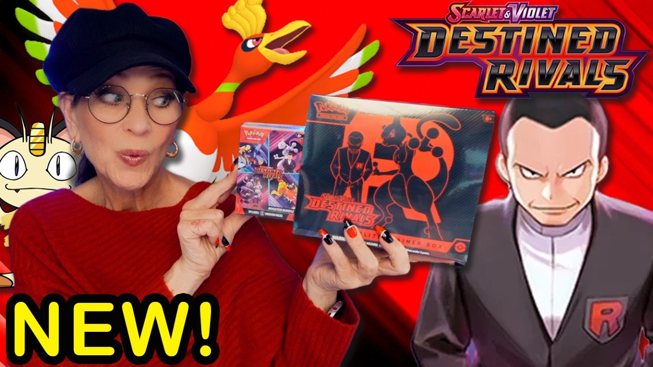 DESTINED RIVALS - Opening the Brand New Pokemon TEAM ROCKET Set!