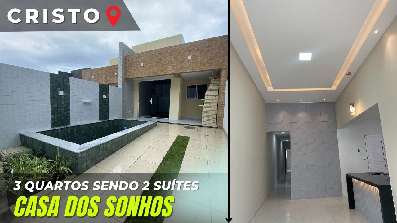 🛑VENDIDA - Linda Casa a Venda - 3 Quartos sendo 2 Suítes  em João Pessoa - #PARAÍBA