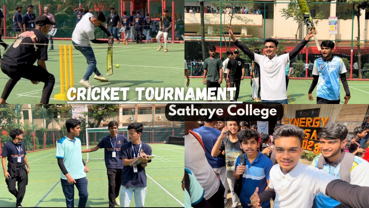 We Winnn!!😍 Sathaye College Cricket Tournament 2023