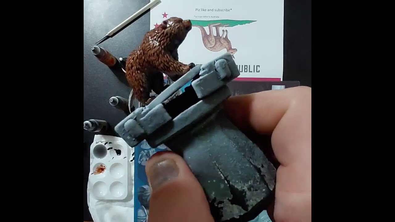Why the Bear is Better and Learning to Paint One! #masculinity #miniatures #miniaturepainting #bear