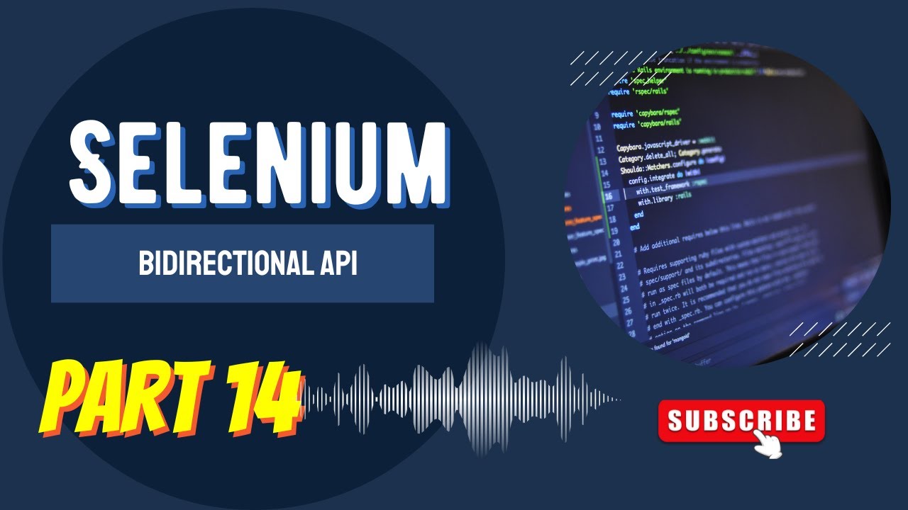How to Use BiDirectional API in Selenium Java | Advanced Web Automation