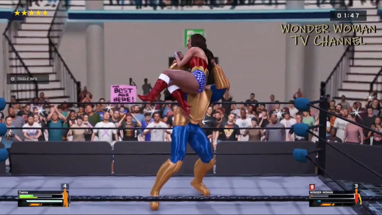 W2 K25 Танос против Чудо-женщины (версия Линды Картер) Межгендерный/смешанный Железный человек