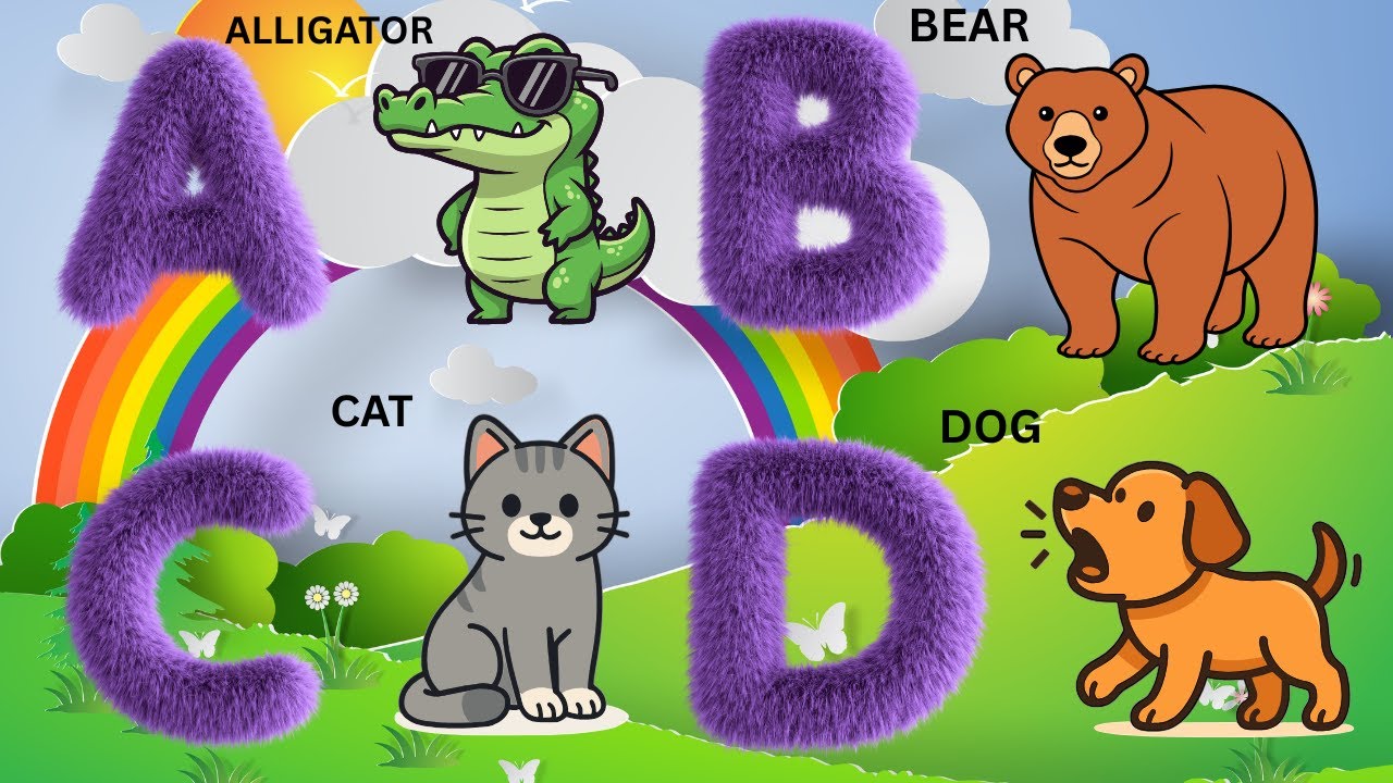 ALPHABET ANIMALS SONG | Learn the ABC Alphabet animals song for kids | ABC Alphabet phonics song