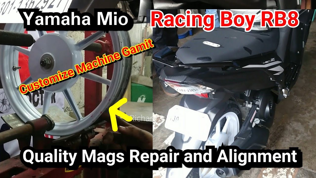 Yamaha Mio Quality Mags Repair and Alignment / Racing Boy RB8