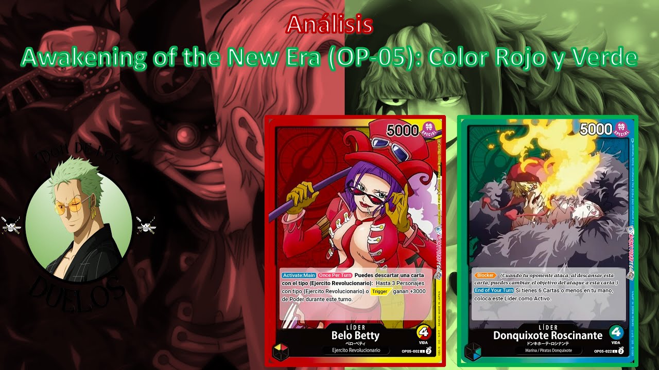 One Piece | Análisis | Awakening of the New Era (OP-05) | Color Rojo | Color Verde