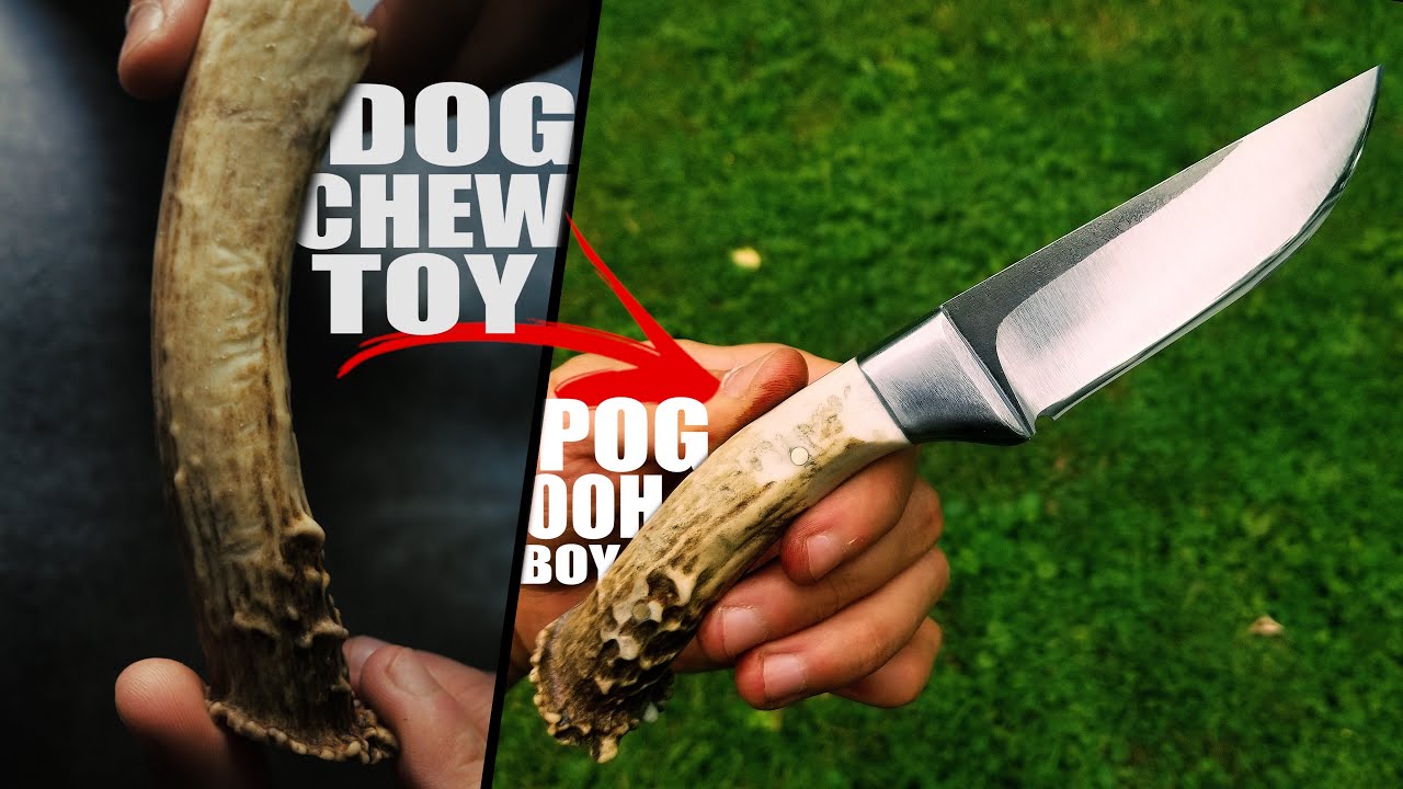 How to Make: Deer Antler Handle Skinning Knife