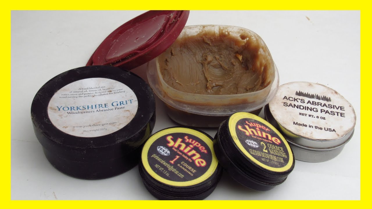 Abrasive Paste Review for Woodturning