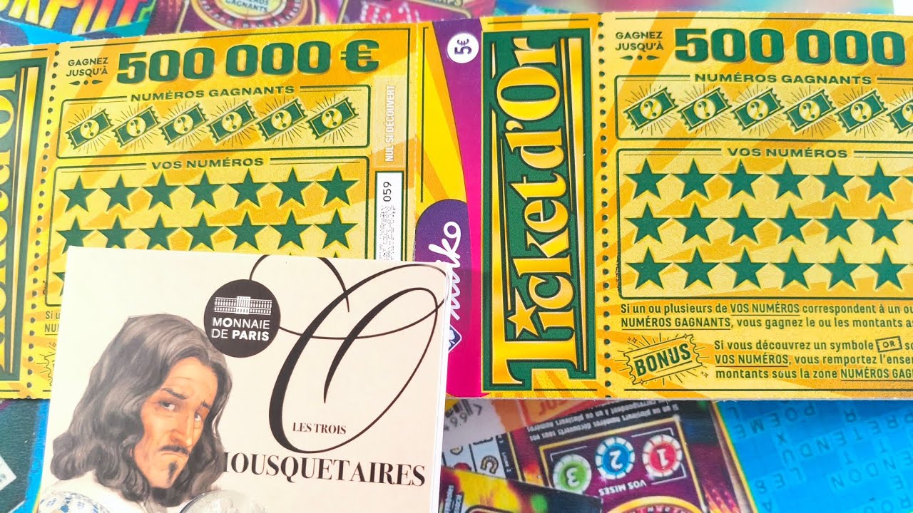 Grattage fdj Carnet ticket d'or 2eme episode + jeu 🍀🍀 #grattage #fdj #gains