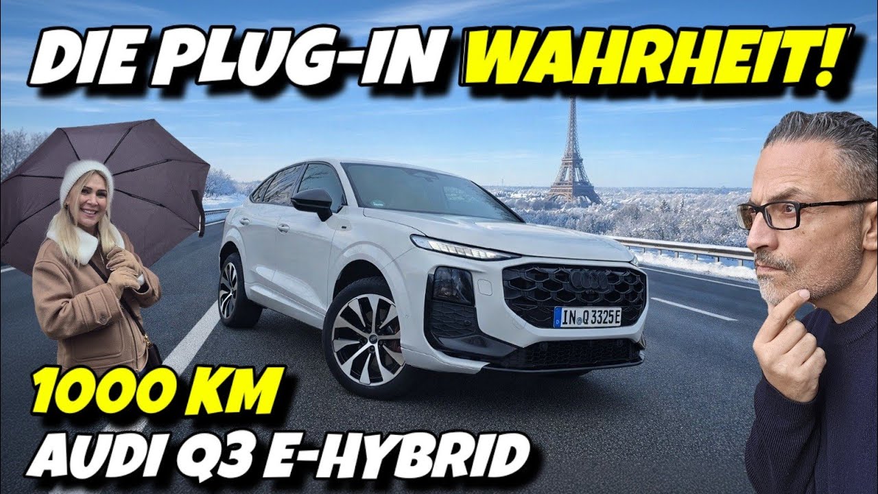 Unser Abschied vom E-Auto? 1000 km im Audi Q3 e-Hybrid - Kostencheck #emobility 
