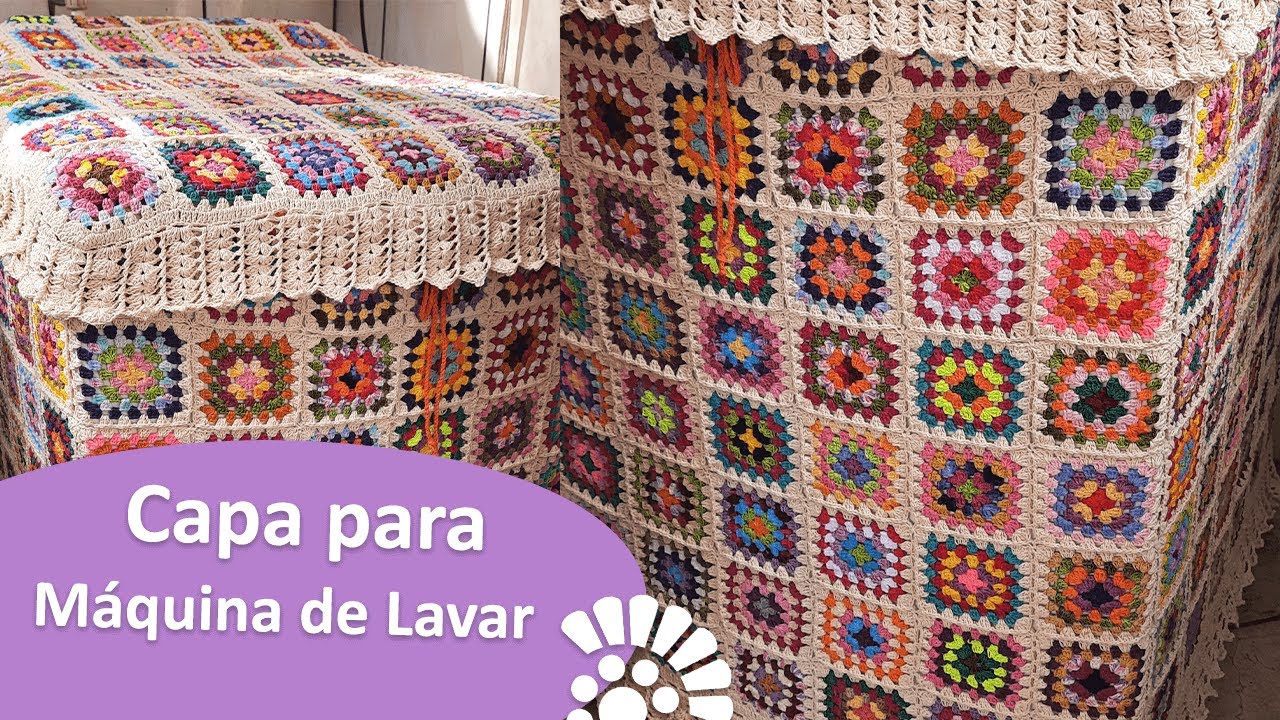 Capa para Máquina de Lavar de Crochê - Passo a Passo