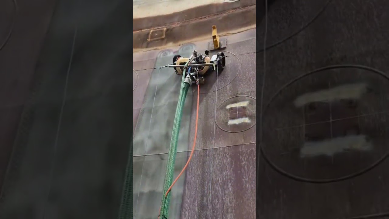 VertiDrive V400 at Hinkley Point C | UHP Blasting for Steel Surface Treatment