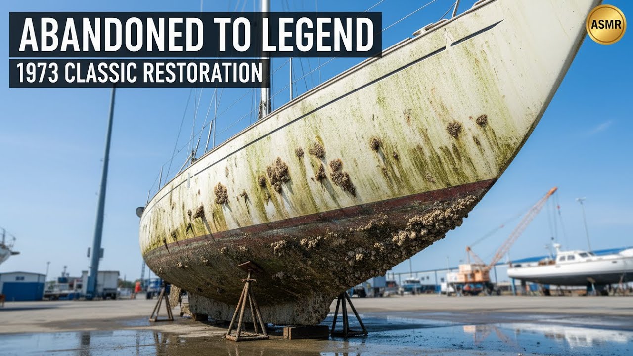 Abandoned 1973 Swan 65 Restoration ASMR (Full Rebuild) | Mud-Caked to Better Than New