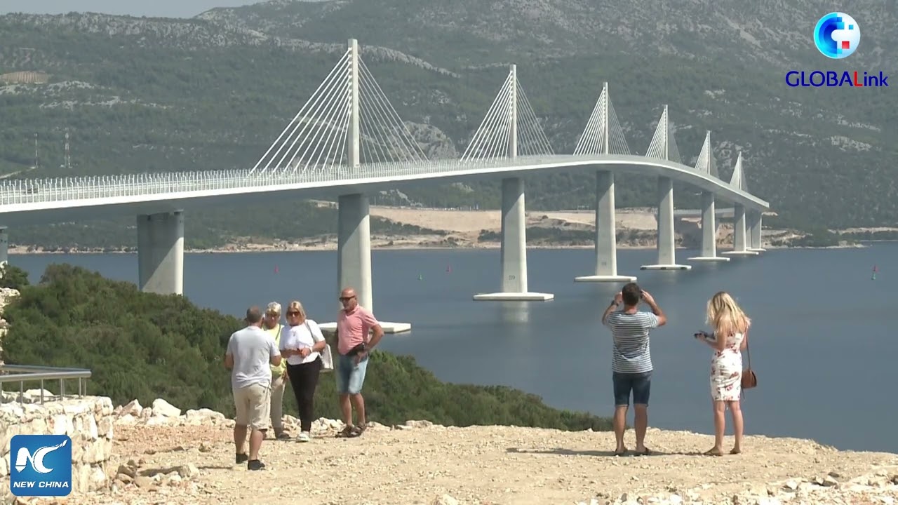 GLOBALink | China-built Peljesac Bridge boosts development in Croatia