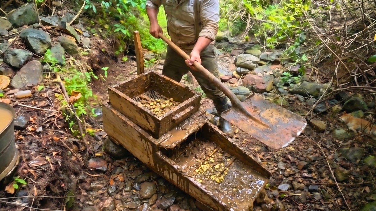 GOLD In The First Pan, So We WASHED THE WHOLE RIVER! We Can't Believe What We FOUND!