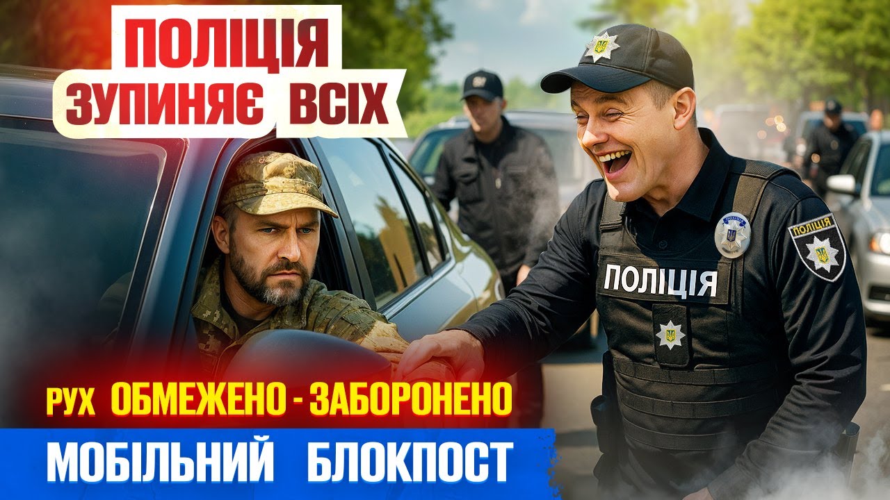 🚨 МОБІЛЬНИЙ БЛОКПОСТ: нова схема зупинок від поліції!