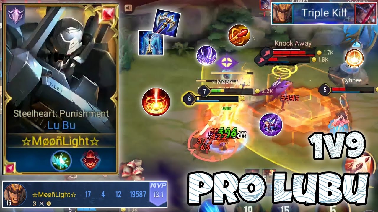 Lu bu Jungle Pro Gameplay | Insane 1vs9 Hard Carry Soloq Ranked | Arena of Valor | Liên Quân mobile