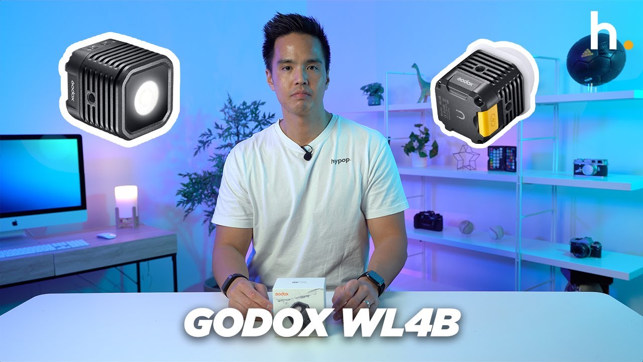 Водонепроницаемый светодиодный компактный фонарь постоянного света Godox WL4B | Распаковка и обзор
