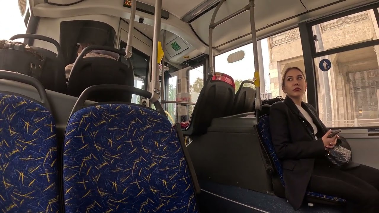 Trip by new Trolleybus that made by MAZ
