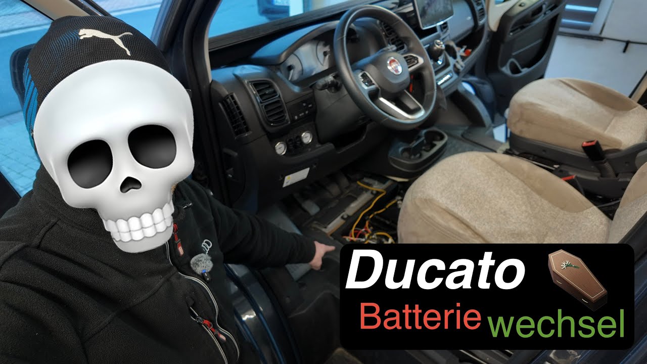 Ducato Batterie Wechsel Starterbatterie Movano Jumper Boxer Battery change