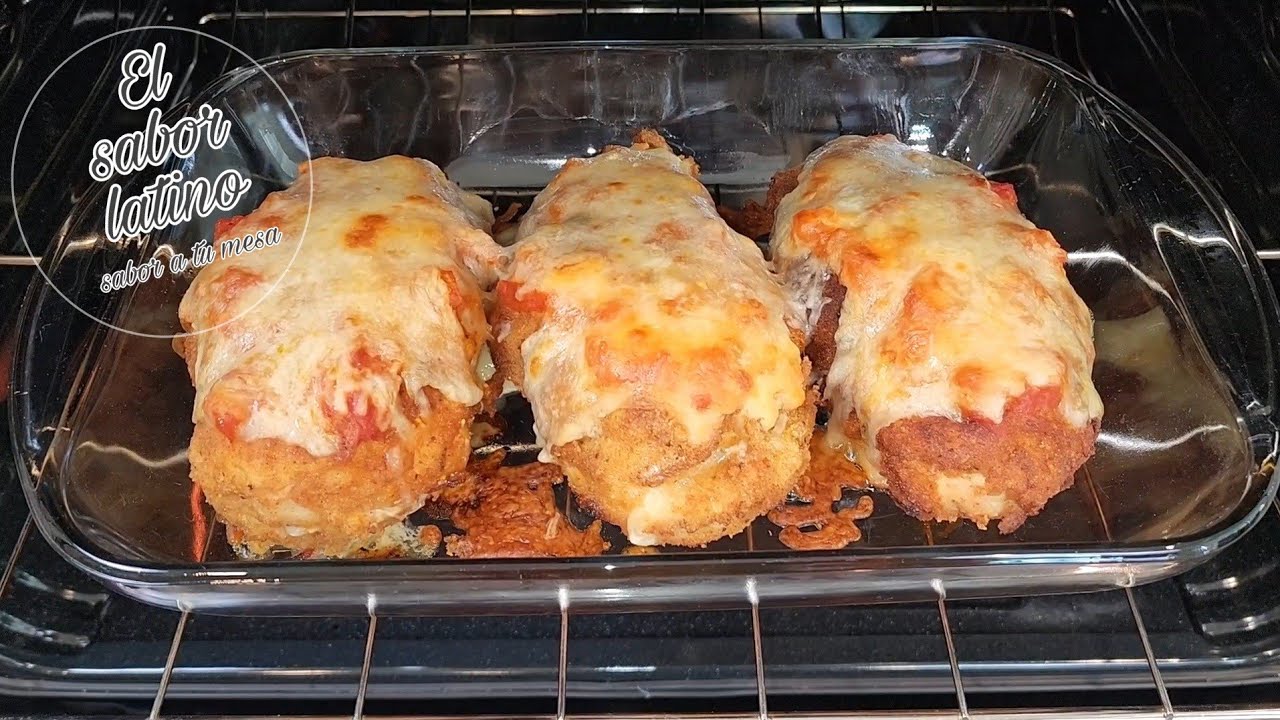 🔴Pechuga de Pollo Rellena al Horno para tu Cena! Riquísima 💥