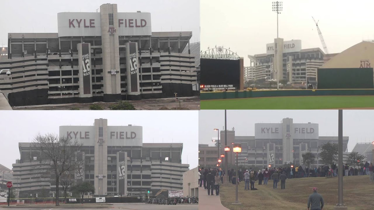 Kyle Field Implosion 2014 at Texas A&M