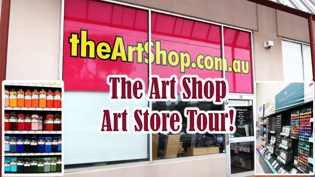 Art Store Tour: The Art Shop! A Detailed Walk Through of All of The Art Supplies. It's A BIG Shop!