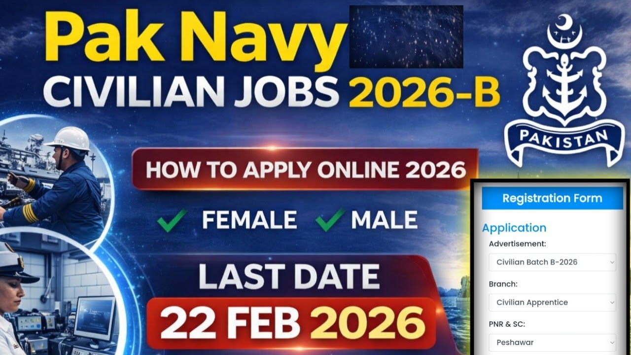 How to apply Online FOR Pak navy civilian jobs 2026 | Pak navy new jobs 2026 | Pak navy civilian job