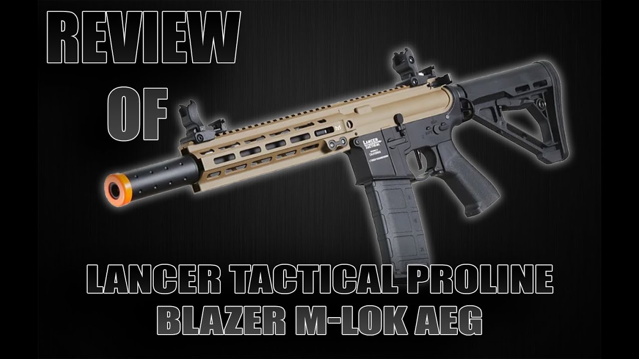 Review Of Lancer Tactical Blazer M-LOK Proline Series M4 w/ Delta Stock & Mock Suppressor