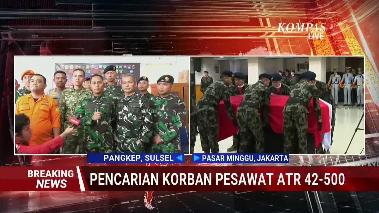 [FULL] 6 Korban Pesawat ATR 42-500 Ditemukan, Ini Langkah Selanjutnya