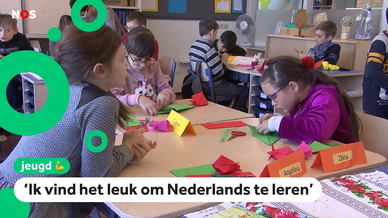 Op deze school zitten nu ook kinderen uit Oekraïne