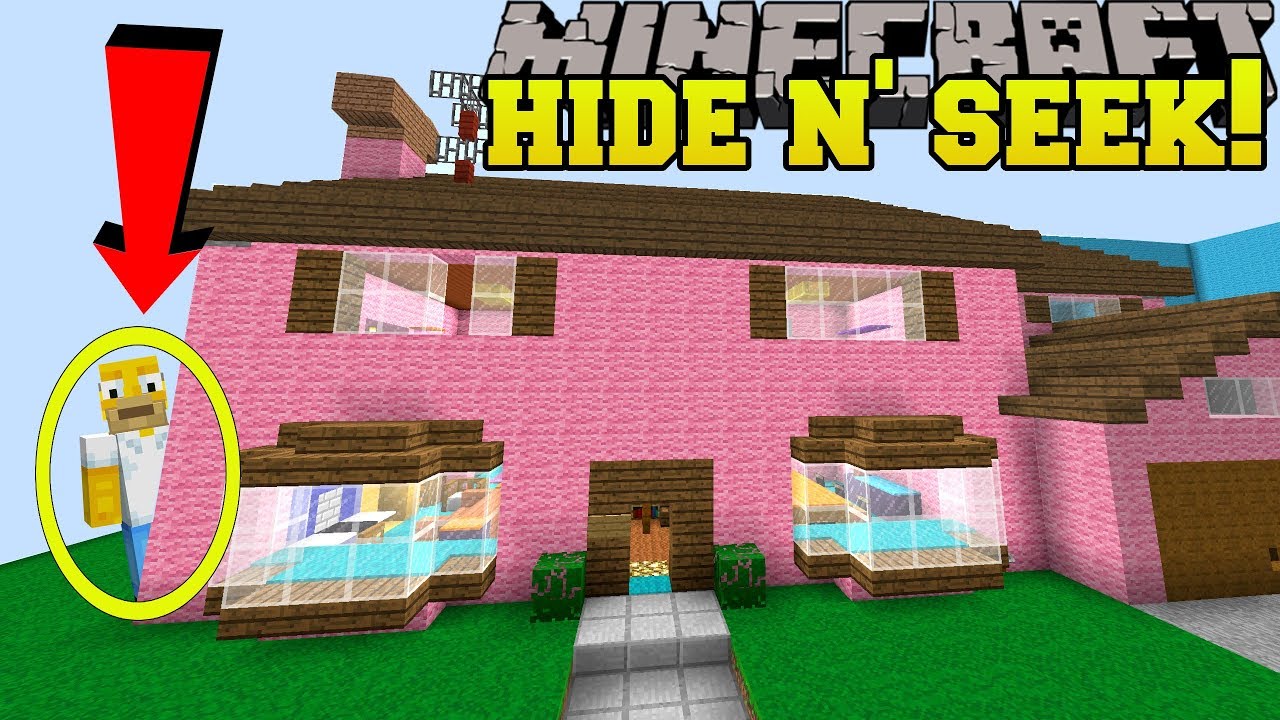 Minecraft: SIMPSONS HIDE AND SEEK!! - Morph Hide And Seek - Мини-игра с модами