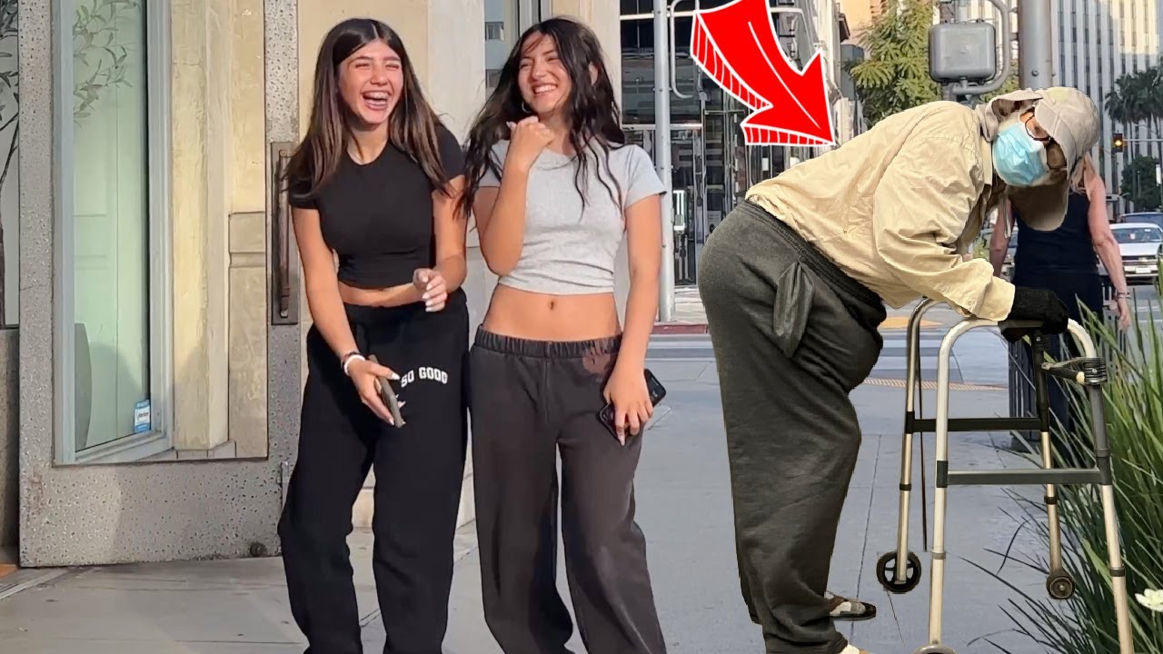 Old Man Aggressively Farts On Women!!!