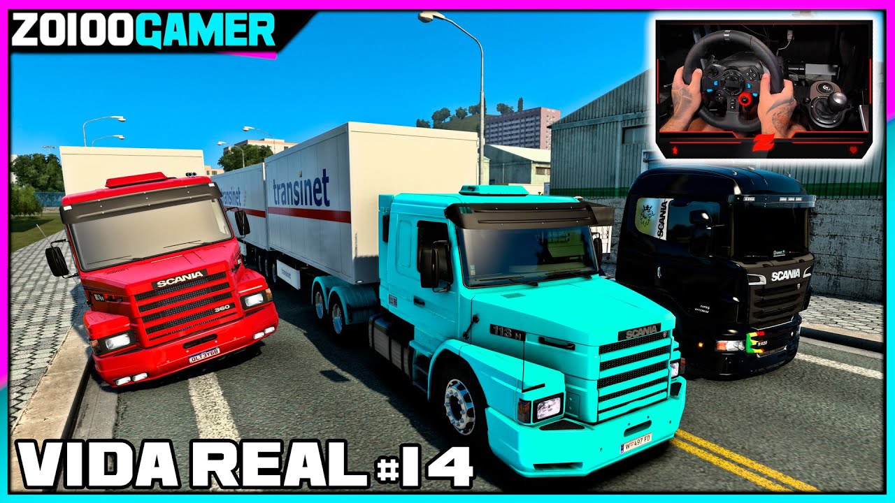 VIDA REAL #14 - O LOYD DEU PT NO CAMINHÃO E TIVE QUE DAR UMA CARONA - ETS2 ONLINE