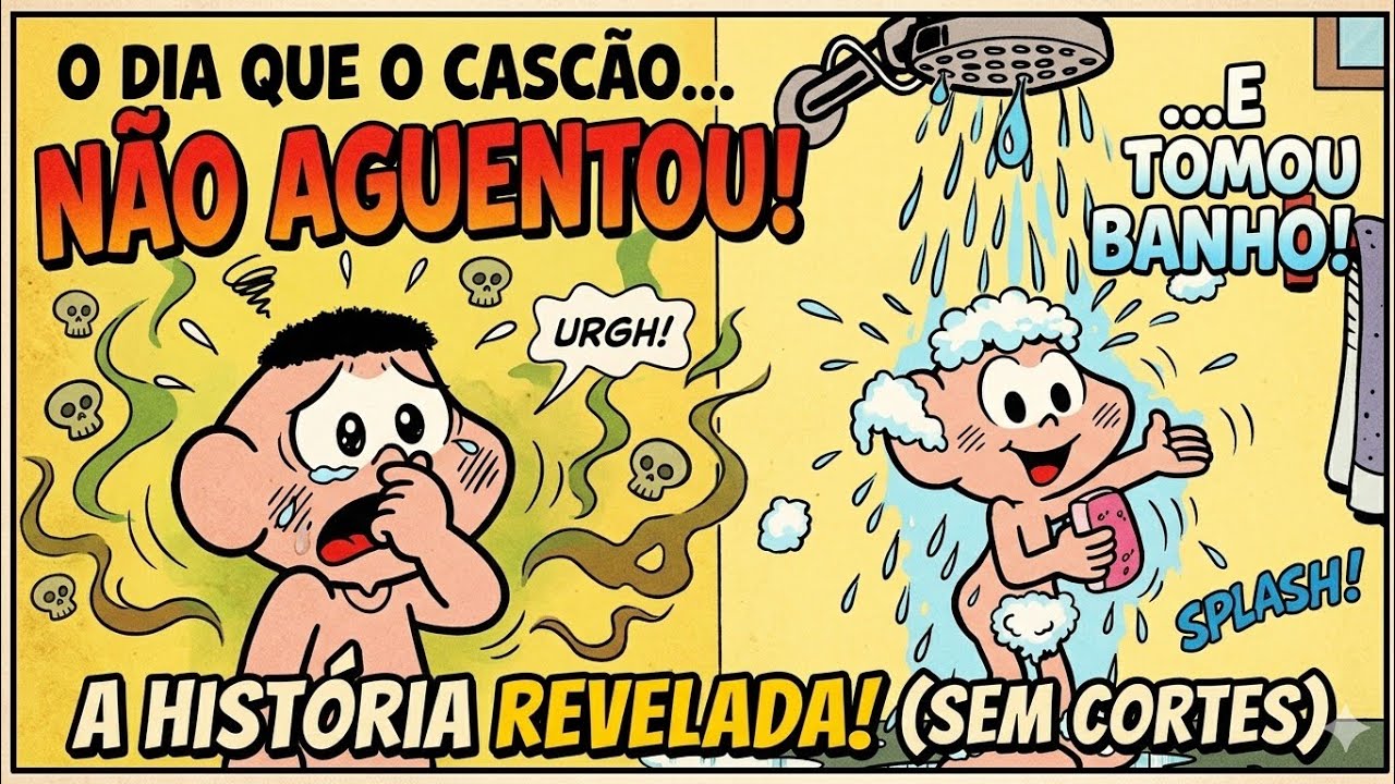 O CASCÃO NÃO AGUENTOU - Turma da Mônica 