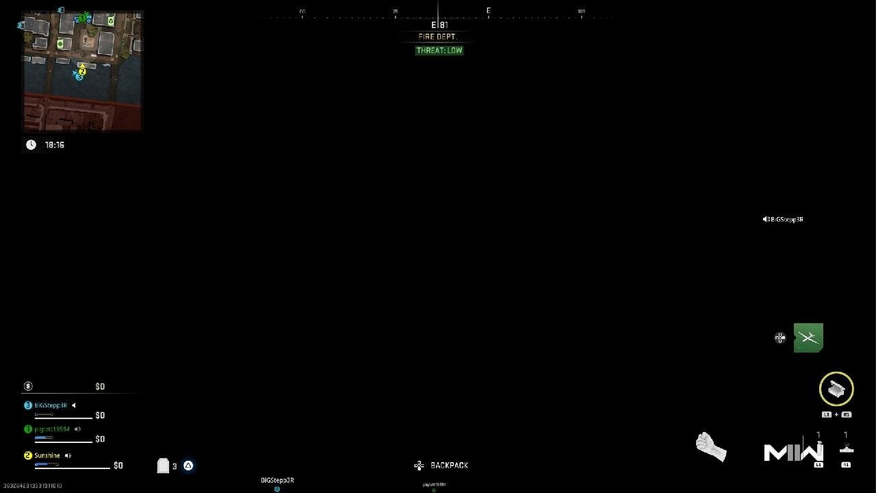 Hackers blacked game screen