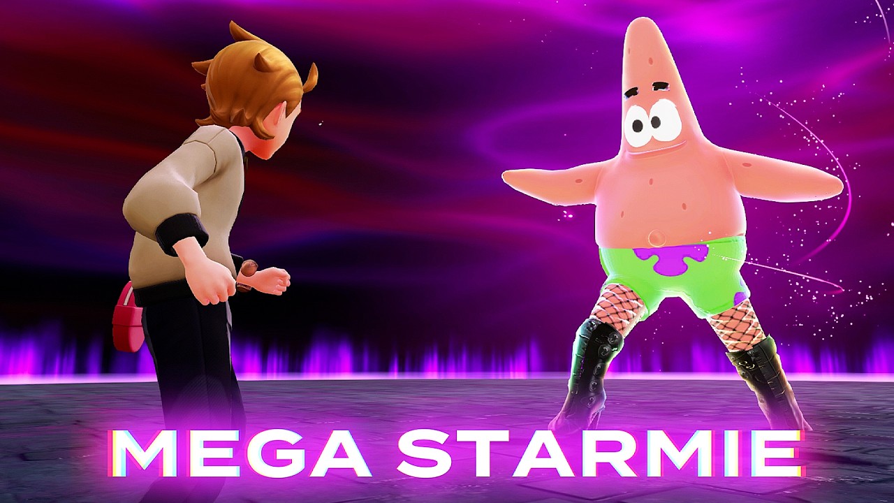 Mega Patrick Starmie in Pok&eacute;mon Legends: Z-A (4K)