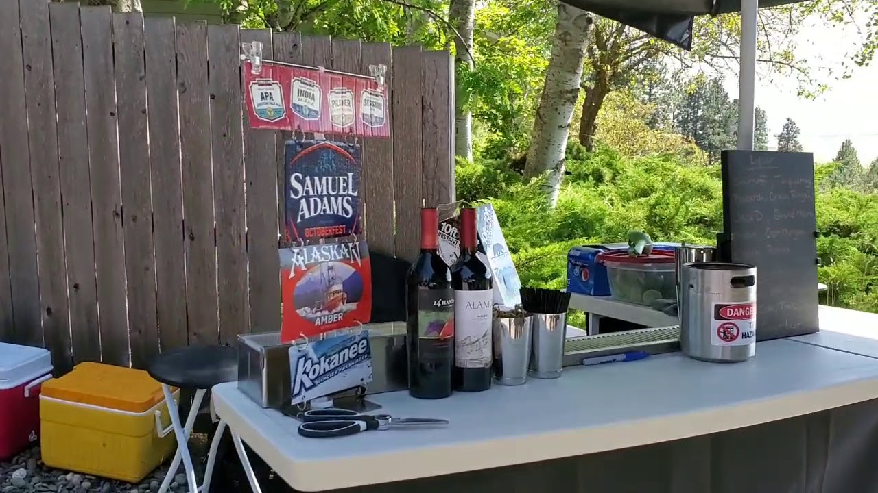 Portable bar w/ modifications