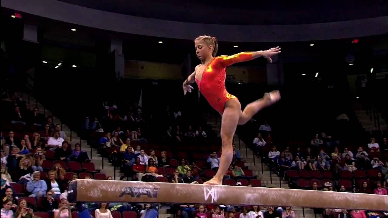 Шон Джонсон — бревно — чемпионат Visa 2008 — женщины — день 1