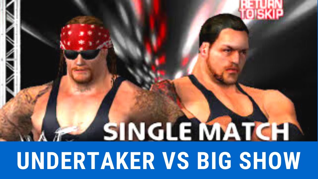 UnderTaker VS Big Show  WWE RAW 2002 PC Game play