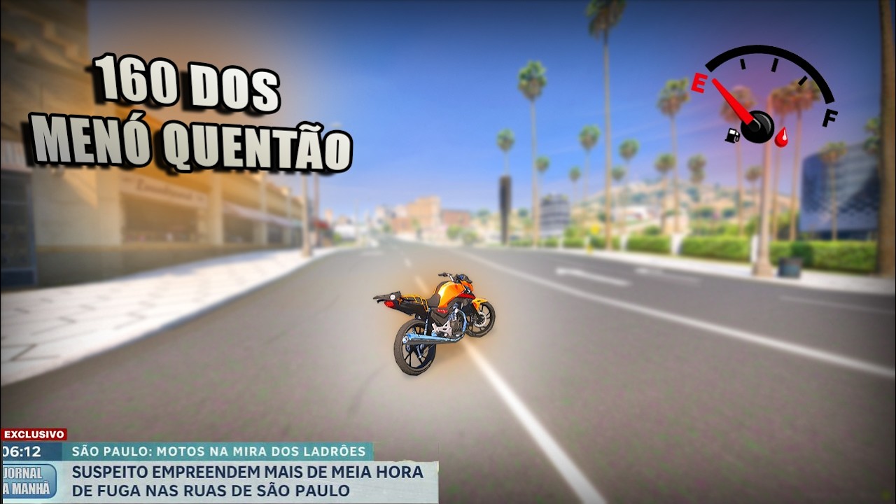 OS MENO ENROLOU O CABO DA 160🔥E A POLICIA NÃO ARRUMOU NADA!